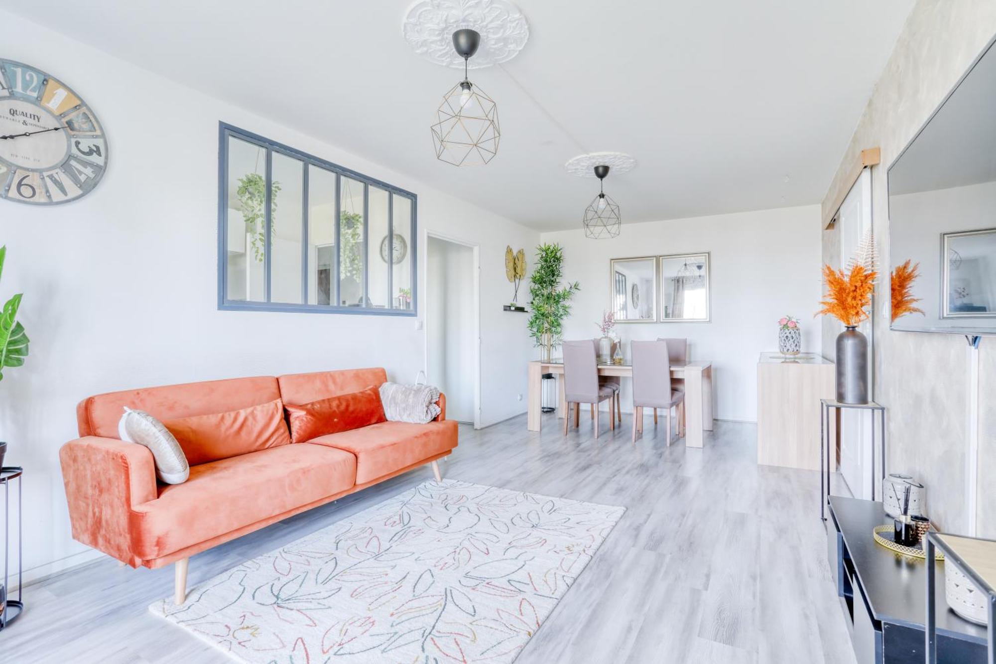 Le Warm Cocon - Spacieux T3 - 5 Personnes - Wifi Et Parking Rosny-sous-Bois Exterior foto